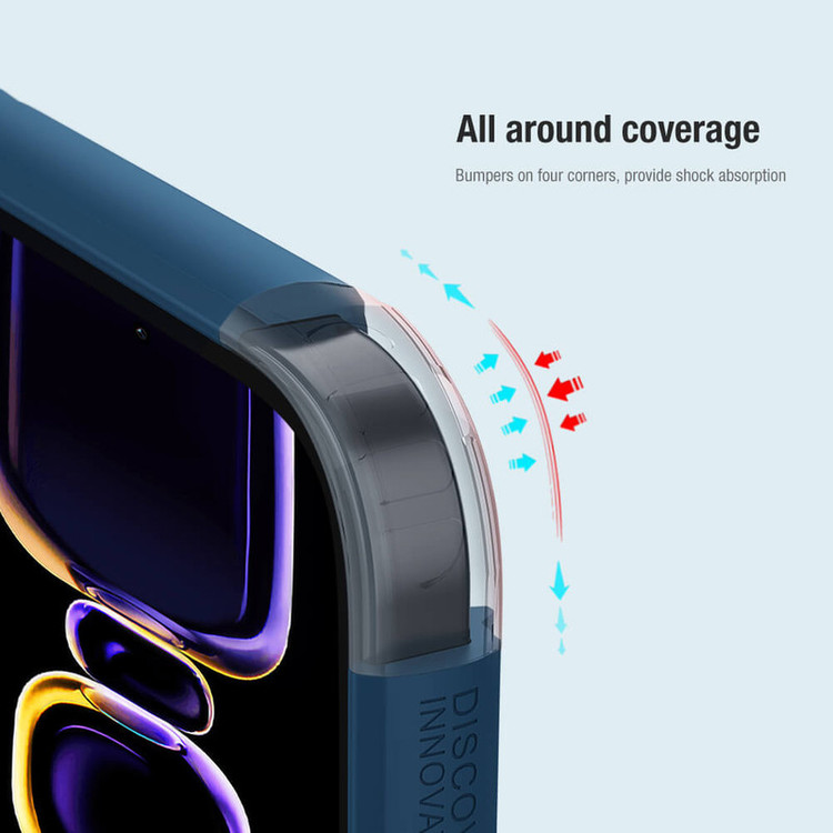 کاور نیلکین مدل Super Frosted Shield Pro مناسب برای گوشی موبایل شیائومی Redmi K60 / Redmi K60 Pro / Poco F5 Pro