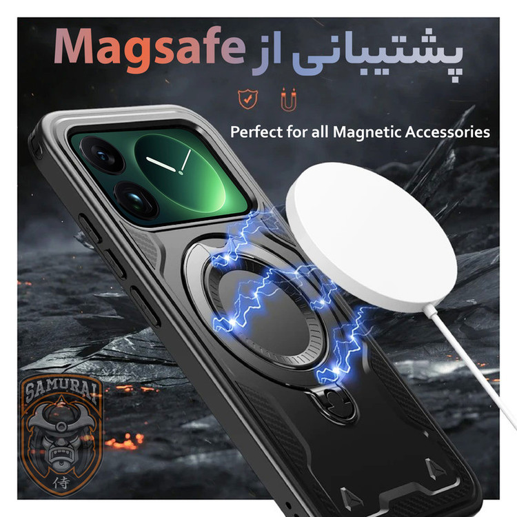 کاور سامورایی مدل Standra مناسب برای گوشی موبایل شیائومی 17 Pro Max