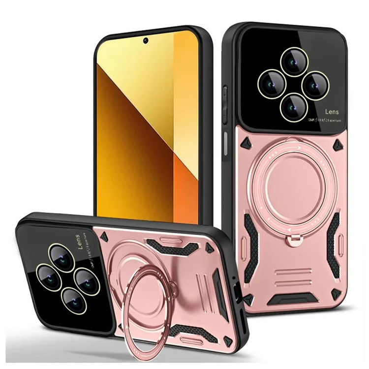 کاور گاردتک مدل Hybrid Armor مناسب برای گوشی موبایل شیائومی Redmi 14C/Redmi 14R/Poco C75 همراه با بند