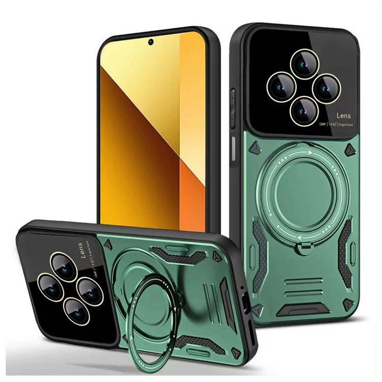 کاور گاردتک مدل Hybrid Armor مناسب برای گوشی موبایل شیائومی Redmi 14C/Redmi 14R/Poco C75 همراه با بند