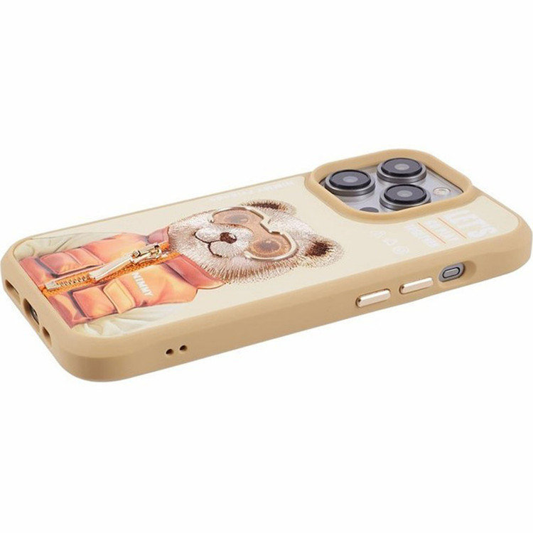 کاور نیمی مدل خرس عینکی کد 40 مناسب برای گوشی موبایل اپل iphone 15 pro
