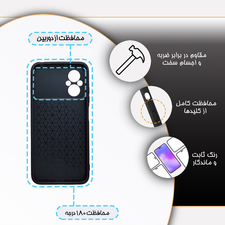 کاور گارد قاب مدل گل مناسب برای گوشی موبایل شیائومی Poco M4 5G /M5 4G