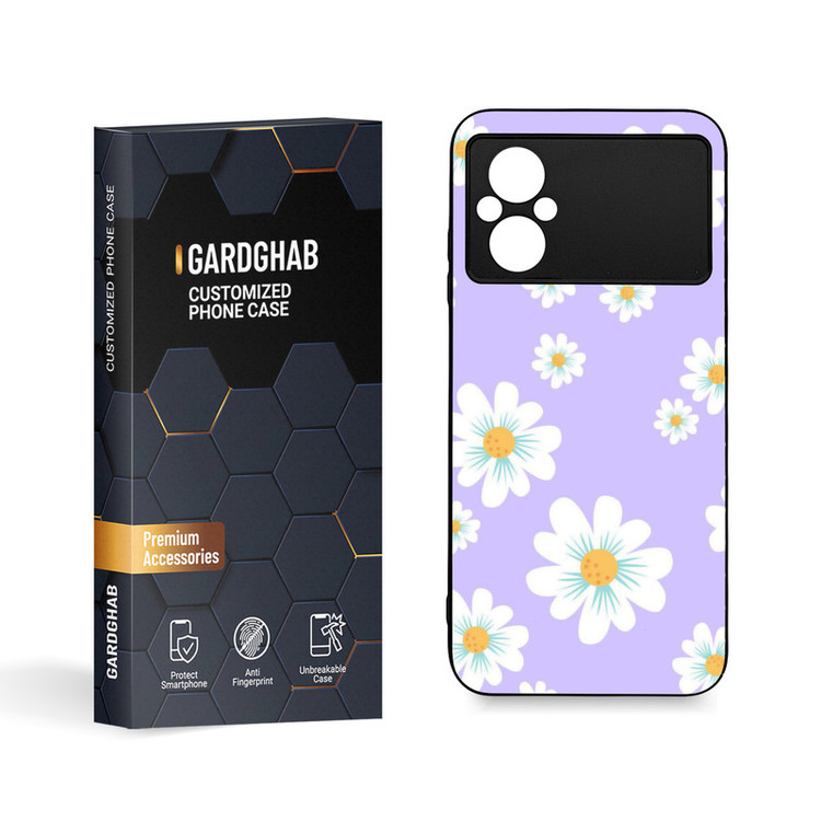 کاور گارد قاب مدل گل مناسب برای گوشی موبایل شیائومی Poco M4 5G /M5 4G