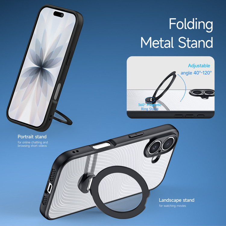 کاور بادیگارد مدل Wave Stand مناسب برای گوشی موبایل اپل iPhone 17