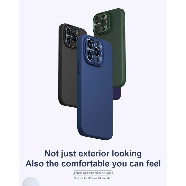 کاور نیلکین مدل Lens Wing Magnetic مناسب برای گوشی موبایل اپل iPhone 14 Pro Max
