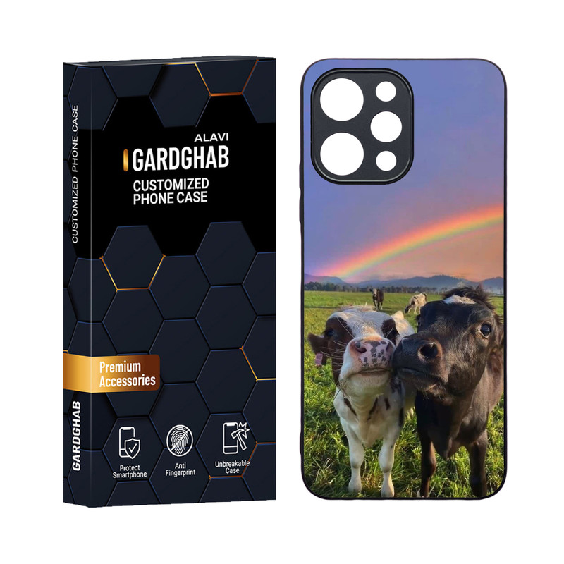 کاور گارد قاب علوی مدل دورژله ای حیوانات مناسب برای گوشی موبایل شیائومی Poco M6 pro 5G