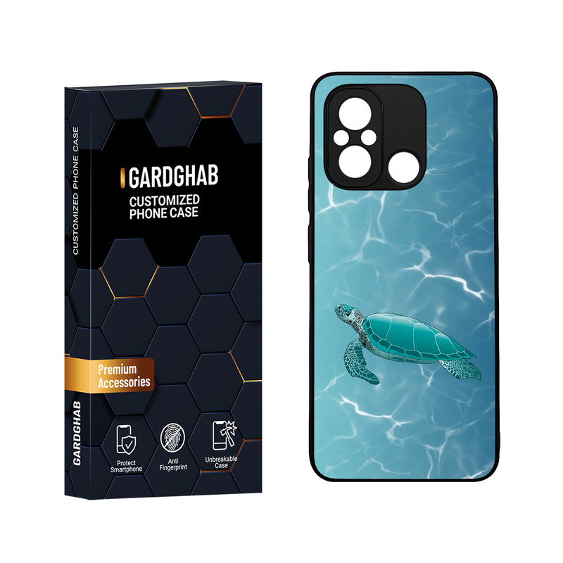 کاور گارد قاب مدل دورژله ای منظره و طبیعت مناسب برای گوشی موبایل شیائومی Poco C55 / Redmi 12c