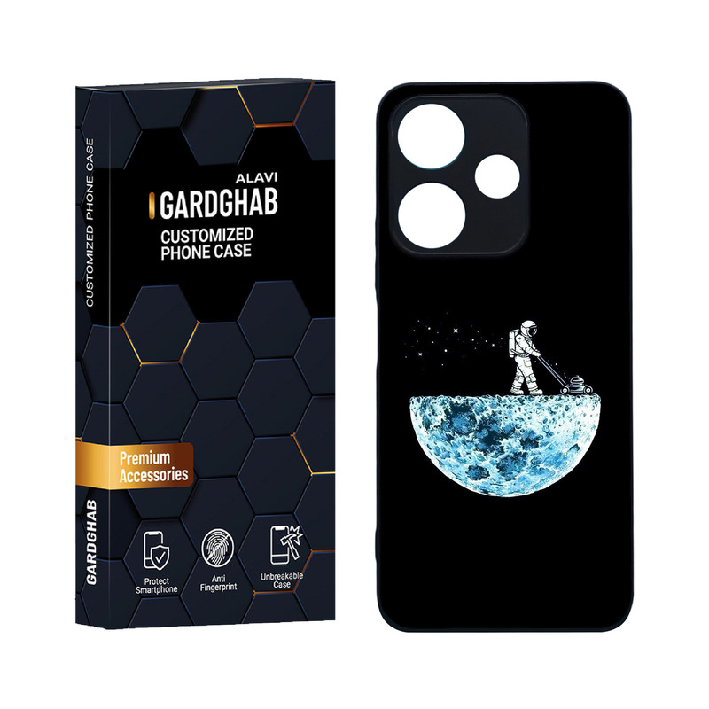 کاور گارد قاب علوی مدل دورژله ای کهکشان مناسب برای گوشی موبایل شیائومی Redmi 13 4G / 5G