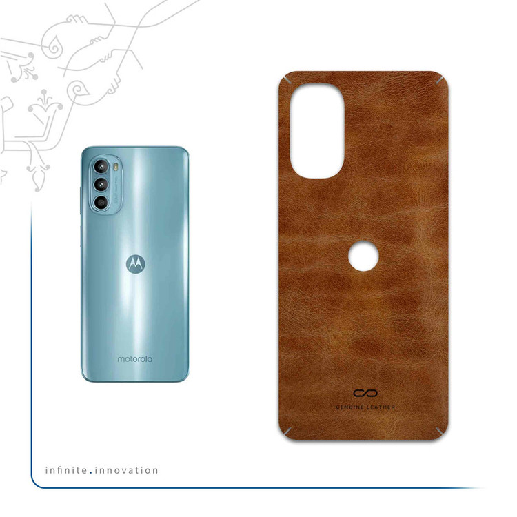 برچسب پوششی ماهوت مدل Buffalo-Leather مناسب برای گوشی موبایل موتورولا Moto G52