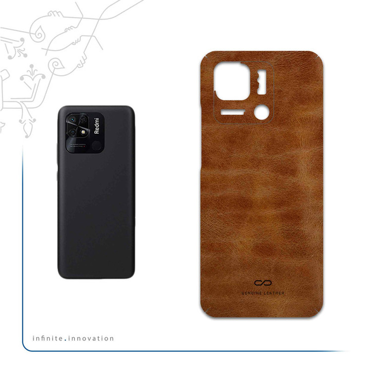 برچسب پوششی ماهوت مدل Buffalo-Leather مناسب برای گوشی موبایل شیائومی Redmi 10 Power