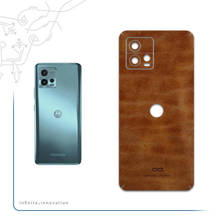 برچسب پوششی ماهوت مدل Buffalo-Leather مناسب برای گوشی موبایل موتورولا Moto G72