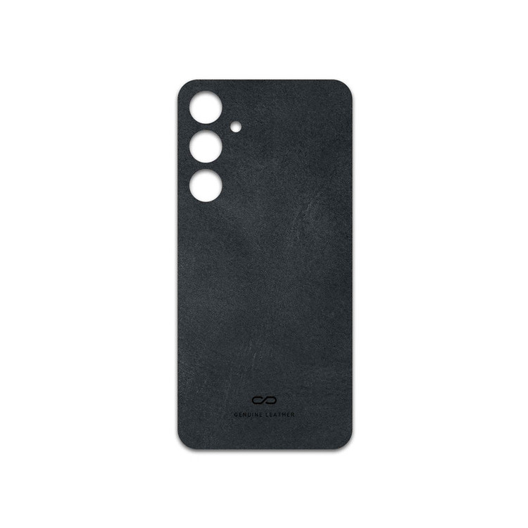 برچسب پوششی ماهوت مدل Graphite-Buffalo-Leather مناسب برای گوشی موبایل سامسونگ Galaxy A55