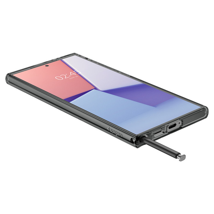 کاور اسپیگن مدل ultra hybrid clear magsafe مناسب برای گوشی موبایل سامسونگ galaxy 24ultra