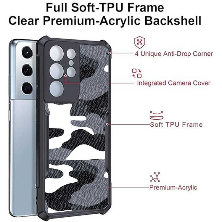 کاور اپیکوی مدل Xundd Camouflage مناسب برای گوشی موبایل سامسونگ Galaxy S21 Ultra