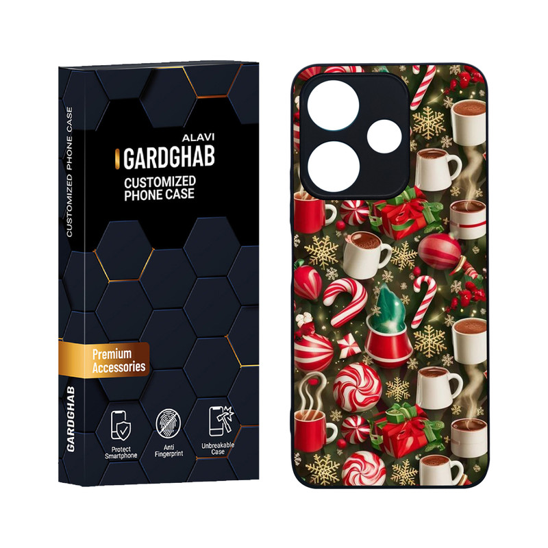 کاور گارد قاب علوی مدل دورژله ای فانتزی مناسب برای گوشی موبایل شیائومی Poco M6 4G