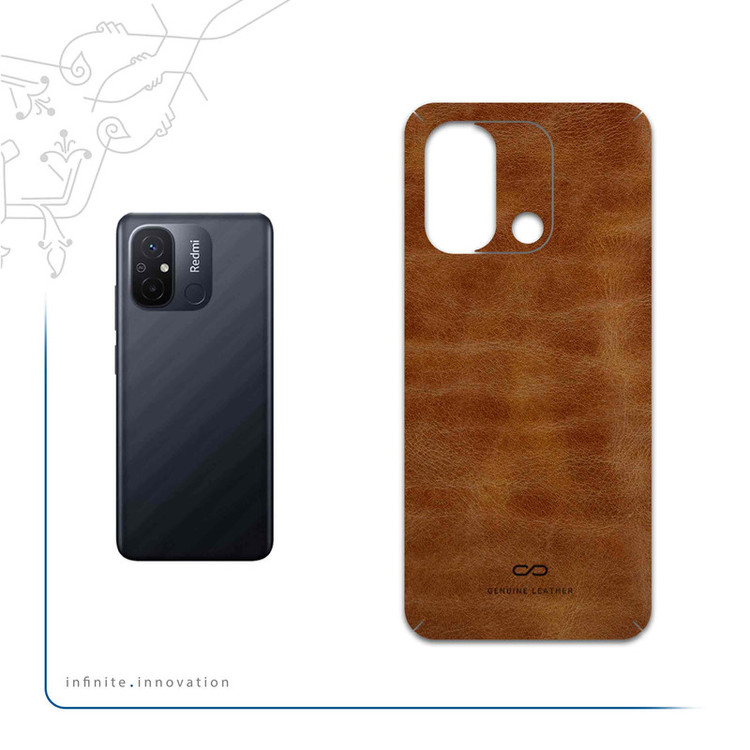 برچسب پوششی ماهوت مدل Buffalo-Leather مناسب برای گوشی موبایل شیائومی Redmi 12C