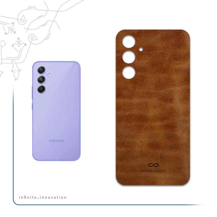 برچسب پوششی ماهوت مدل Buffalo-Leather مناسب برای گوشی موبایل سامسونگ Galaxy A54
