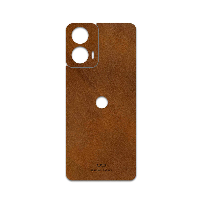 برچسب پوششی ماهوت مدل Buffalo-Leather مناسب برای گوشی موبایل موتورولا Moto G24