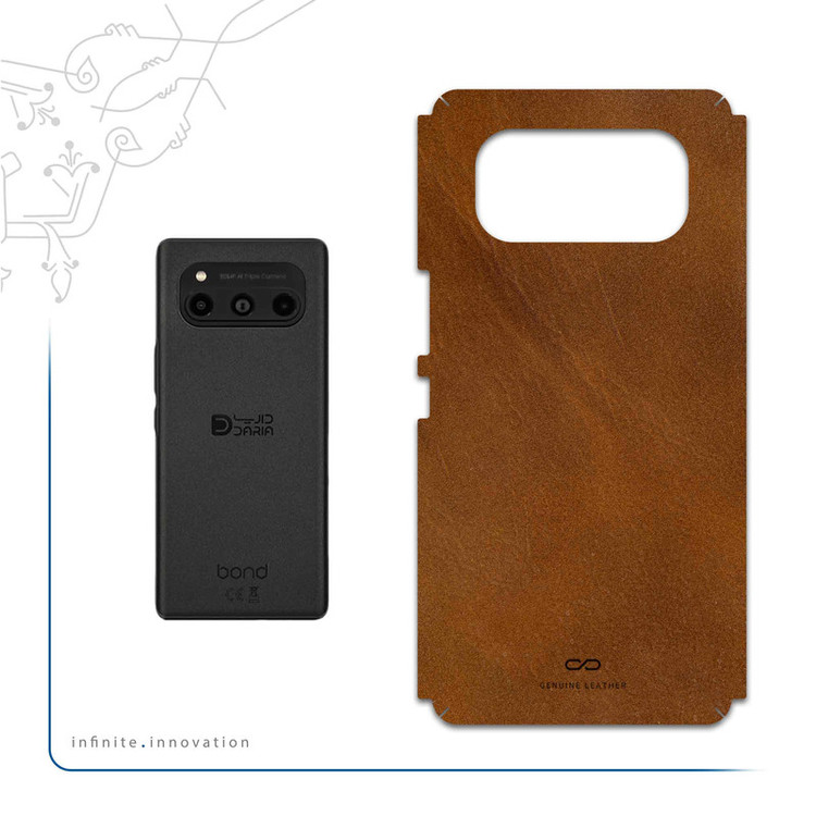 برچسب پوششی ماهوت مدل Buffalo-Leather مناسب برای گوشی موبایل داریا Bond 5G