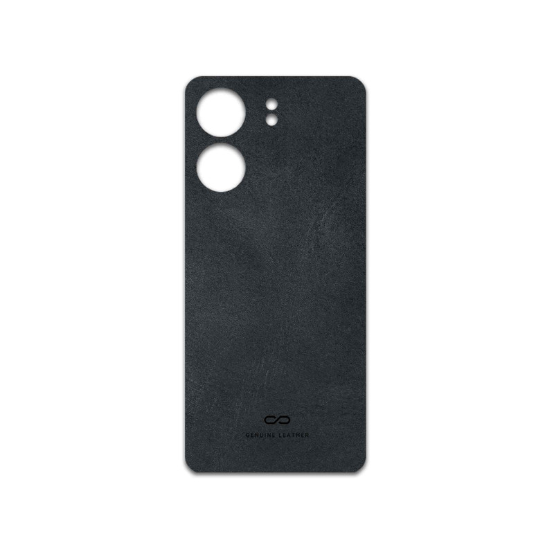 برچسب پوششی ماهوت مدل Graphite-Buffalo-Leather مناسب برای گوشی موبایل شیائومی Redmi 13C