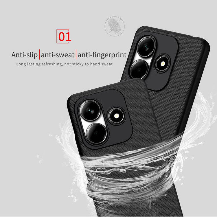 کاور نیلکین مدل Super Frosted Shield مناسب برای گوشی موبایل شیائومی Redmi Note 14