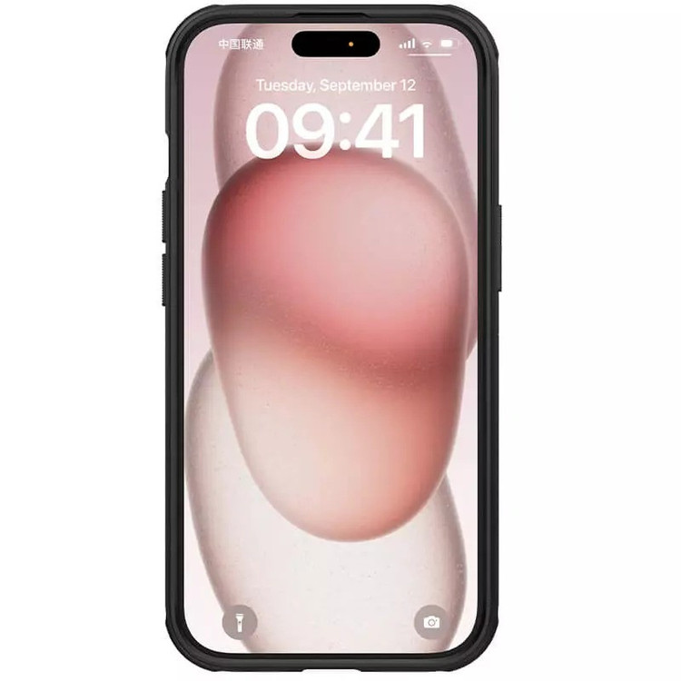 کاور نیلکین مدل Frosted Shiled Pro LogoCut مناسب برای گوشی موبایل اپل IPhone 15 Pro Max