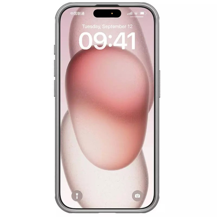 کاور نیلکین مدل Frosted Shiled Pro LogoCut مناسب برای گوشی موبایل اپل IPhone 15 Pro Max