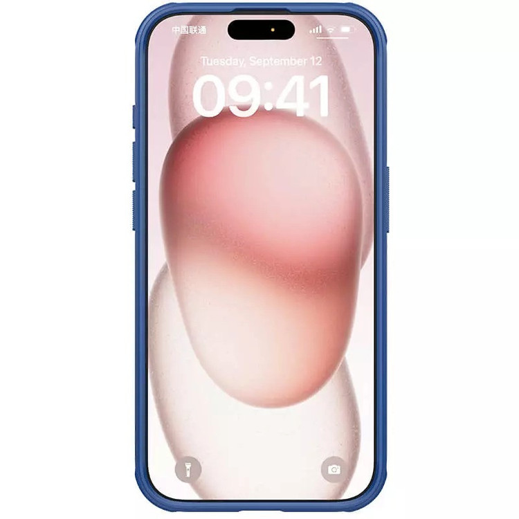 کاور نیلکین مدل Frosted Shiled Pro LogoCut مناسب برای گوشی موبایل اپل IPhone 15 Pro Max
