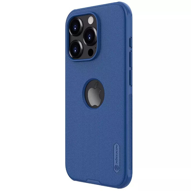 کاور نیلکین مدل Frosted Shiled Pro LogoCut مناسب برای گوشی موبایل اپل IPhone 15 Pro Max