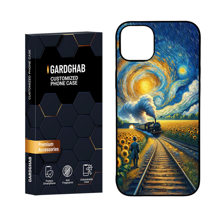 کاور گارد قاب مدل هنری مناسب برای گوشی موبایل اپل iPhone 15 Plus