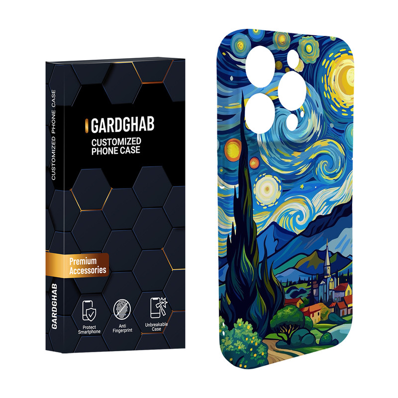 کاور گارد قاب مدل هنری مناسب برای گوشی موبایل اپل iPhone 14 Pro