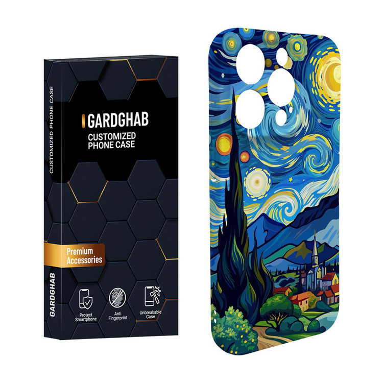 کاور گارد قاب مدل هنری مناسب برای گوشی موبایل اپل iPhone 14 Pro
