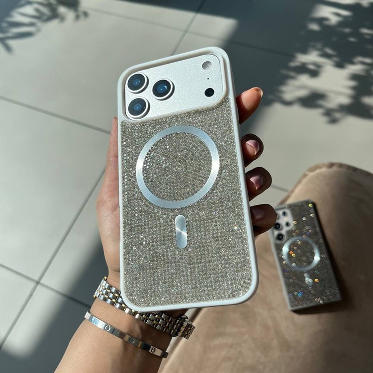 کاور مدل Magsafe طرح Diamond مناسب برای گوشی موبایل سامسونگ Galaxy S25 ultra