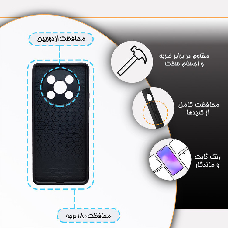 کاور گارد قاب مدل دخترانه مناسب برای گوشی موبایل آنر X9 5G/X9 4G