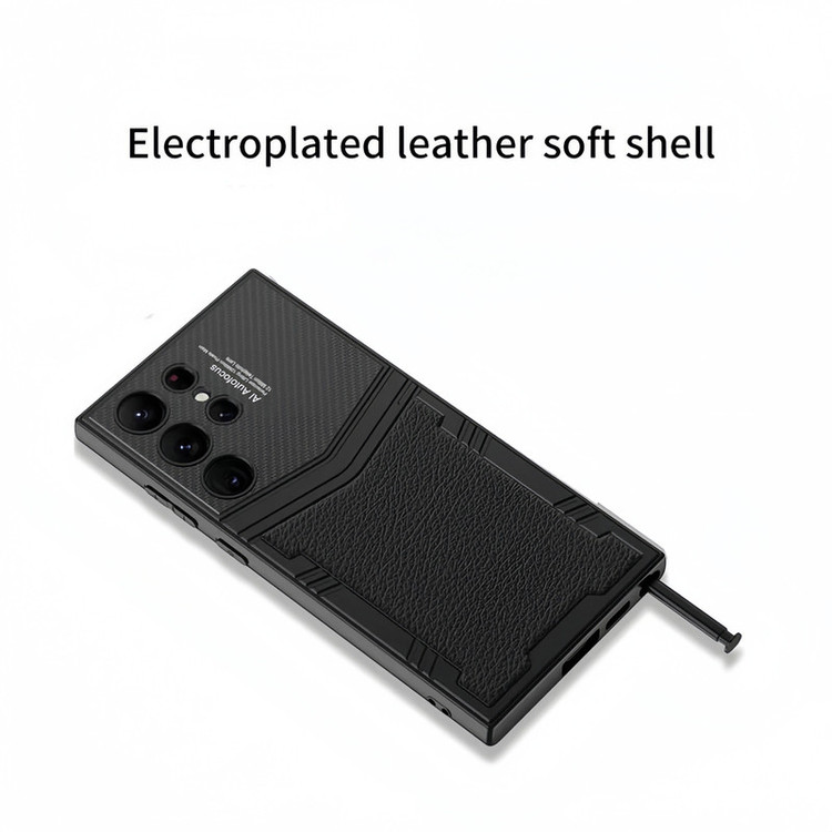 کاور مدل Stylish leather مناسب برای گوشی موبایل سامسونگ Galaxy S24 Ultra