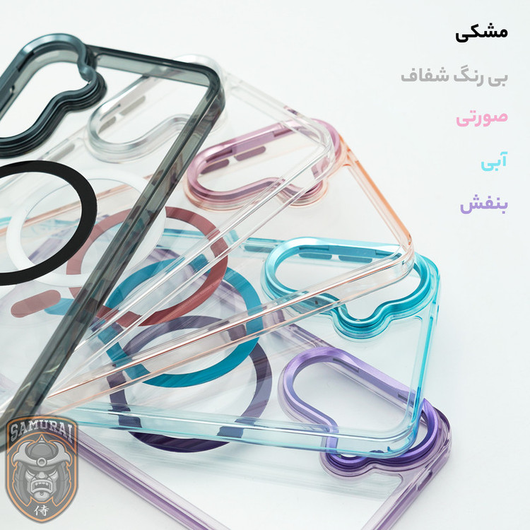 کاور سامورایی مدل Crystal Stand مناسب برای گوشی موبایل سامسونگ Galaxy S25 FE