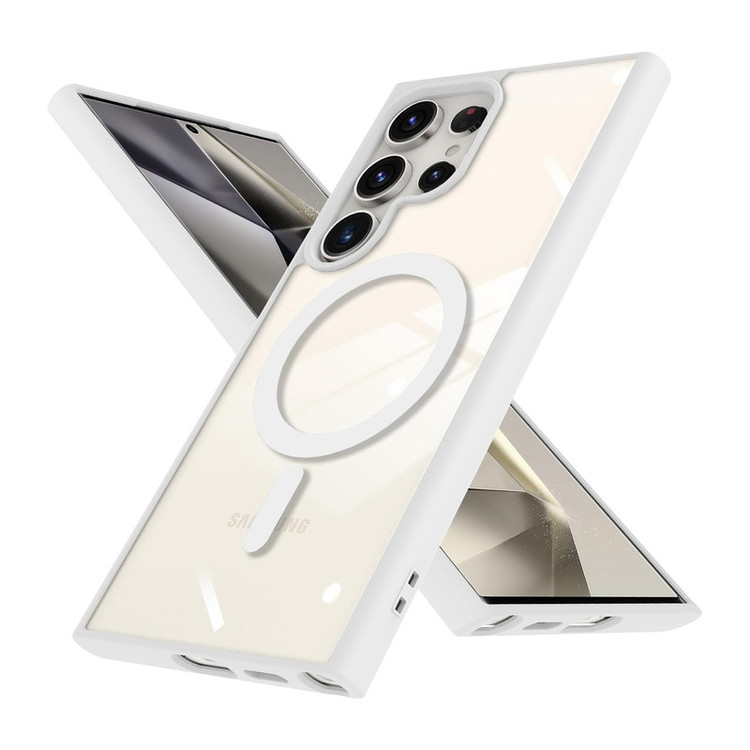 کاور آکوآرا مدل MagSafe GLS BKRNG مناسب برای گوشی موبایل سامسونگ Galaxy S25 Ultra به همراه محافظ صفحه نمایش و محافظ لنز