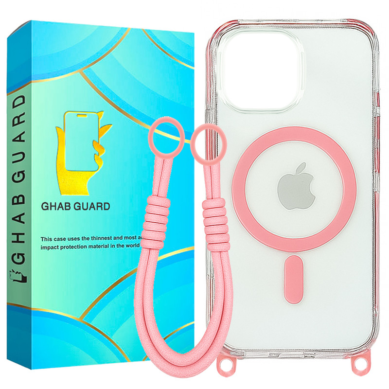 کاور قاب گارد مدل MGRB مناسب برای گوشی موبایل اپل iPhone 15 به همراه بند آویز