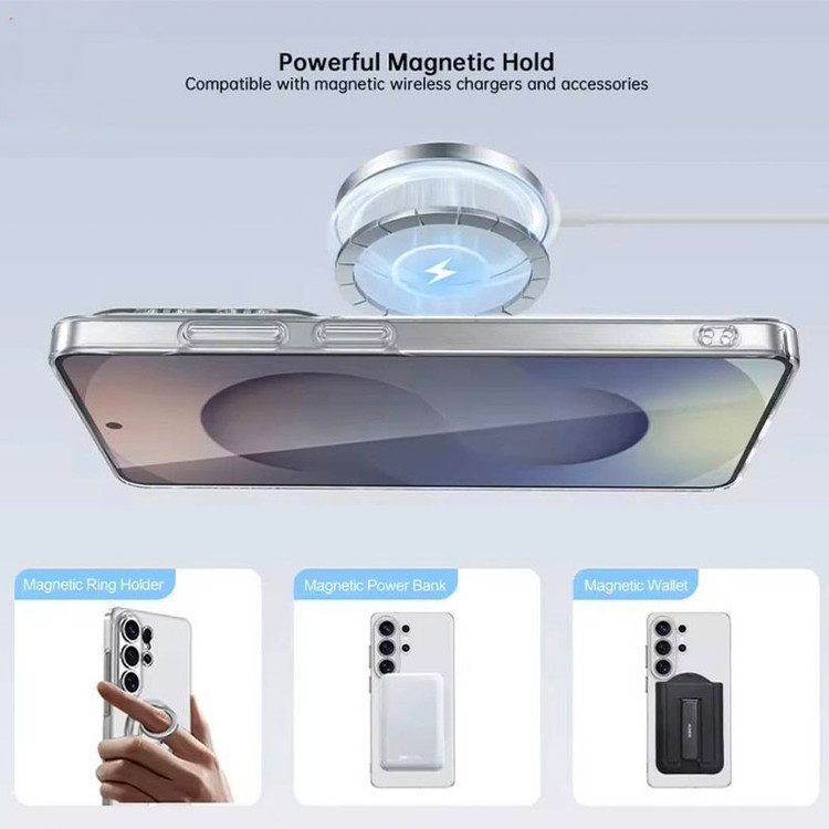 کاور تام قاب مدل مگ سیف طرح SPACE مناسب برای گوشی موبایل سامسونگ Galaxy S26 Ultra