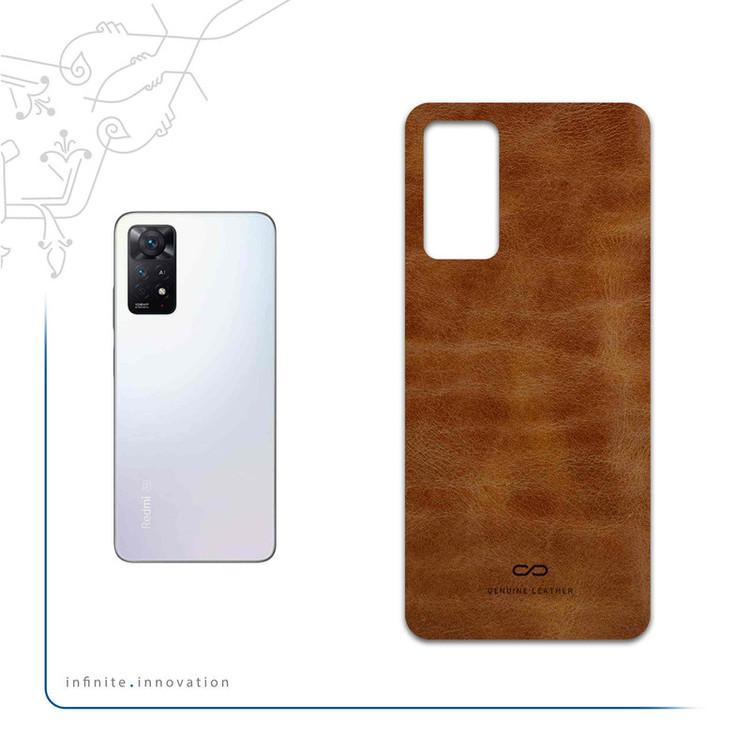 برچسب پوششی ماهوت مدل Buffalo-Leather مناسب برای گوشی موبایل شیائومی Redmi Note 11 Pro Plus 5G (India)