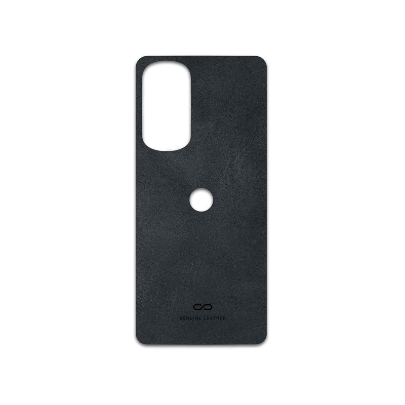 برچسب پوششی ماهوت مدل Graphite-Buffalo-Leather مناسب برای گوشی موبایل موتورولا Edge 30