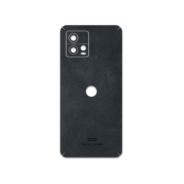 برچسب پوششی ماهوت مدل Graphite-Buffalo-Leather مناسب برای گوشی موبایل موتورولا Moto G72