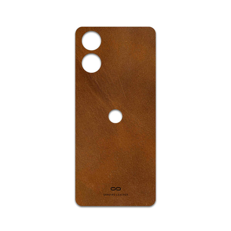 برچسب پوششی ماهوت مدل Buffalo-Leather مناسب برای گوشی موبایل موتورولا Moto G04s