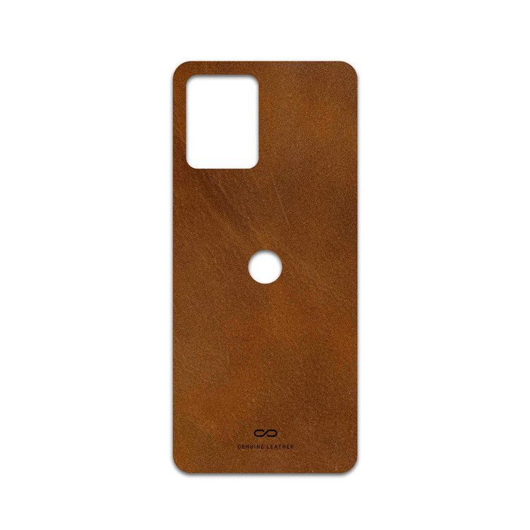 برچسب پوششی ماهوت مدل Buffalo-Leather مناسب برای گوشی موبایل موتورولا Moto G54