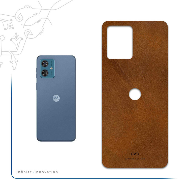 برچسب پوششی ماهوت مدل Buffalo-Leather مناسب برای گوشی موبایل موتورولا Moto G54