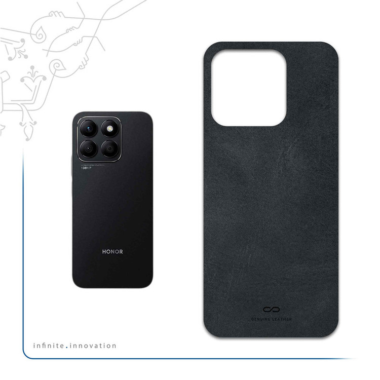 برچسب پوششی ماهوت مدل Graphite-Buffalo-Leather مناسب برای گوشی موبایل آنر X8b