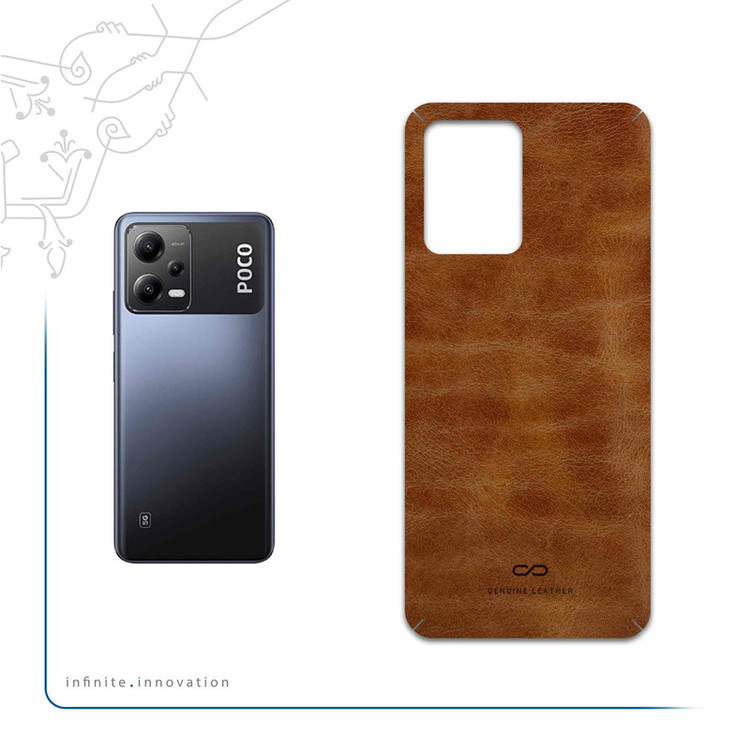 برچسب پوششی ماهوت مدل Buffalo-Leather مناسب برای گوشی موبایل شیائومی Poco X5