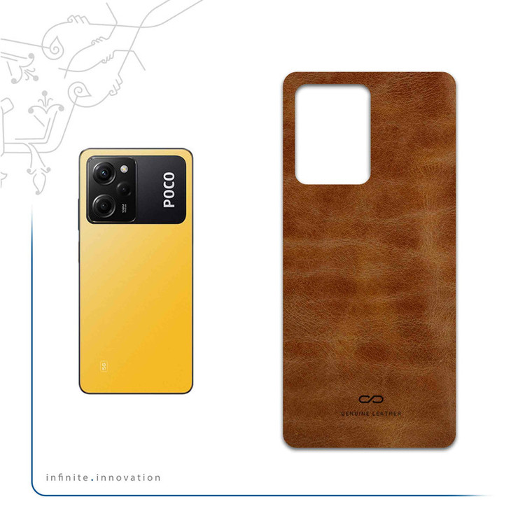 برچسب پوششی ماهوت مدل Buffalo-Leather مناسب برای گوشی موبایل شیائومی Poco X5 Pro