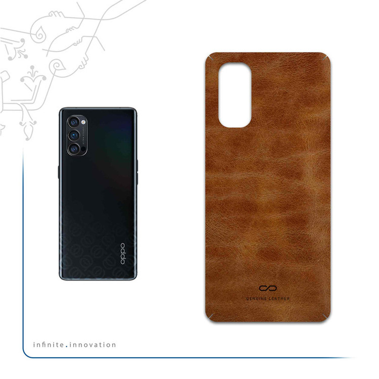 برچسب پوششی ماهوت مدل Buffalo-Leather مناسب برای گوشی موبایل اپو Reno4 Pro 5G