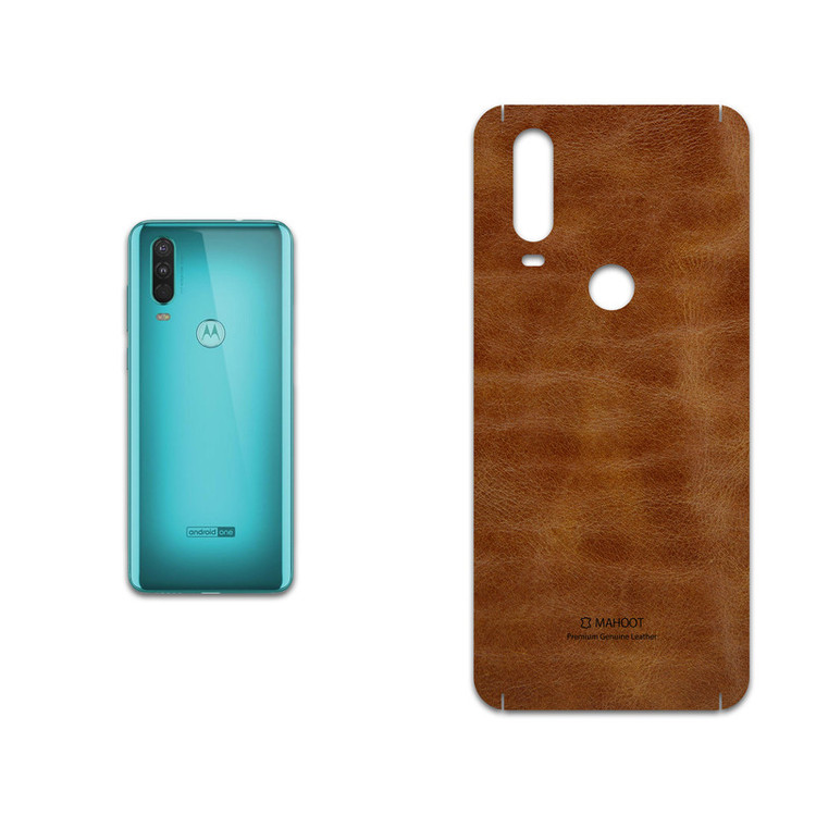 برچسب پوششی ماهوت مدل Buffalo-Leather مناسب برای گوشی موبایل موتورولا One Action